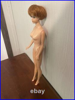 Vintage Barbie Doll Bubblecut Titian Red Hair 1960s Mattel Japan Nude RARE