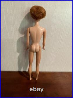 Vintage Barbie Doll Bubblecut Titian Red Hair 1960s Mattel Japan Nude RARE