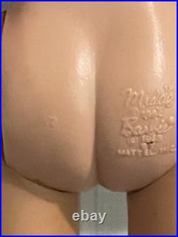 Vintage Barbie Doll Bubblecut Titian Red Hair 1960s Mattel Japan Nude RARE