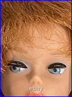 Vintage Barbie Doll Bubblecut Titian Red Hair 1960s Mattel Japan Nude RARE Vintage Barbie Doll Bubblecut Titian Red Hair 1960s Mattel Japan Nude RARE