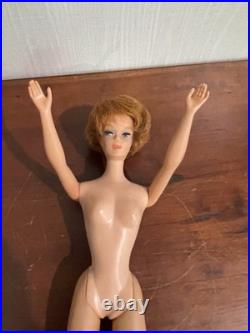 Vintage Barbie Doll Bubblecut Titian Red Hair 1960s Mattel Japan Nude RARE
