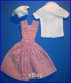 Vintage Barbie Doll CANDY STRIPER VOLUNTEER #0889 889 Uniform 1964 Nurse Hat