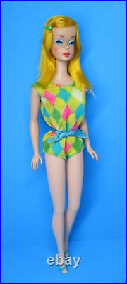 Vintage Barbie Doll COLOR MAGIC #1150 Blonde Hair High Color Swimsuit Shoes