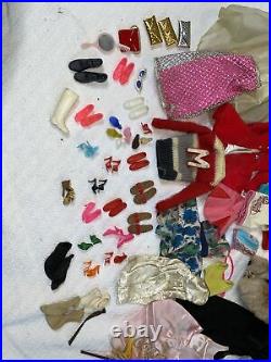Vintage Barbie Doll Clothes Shoe Lot Japan Skipper Midge Frannie Stacy Tagged