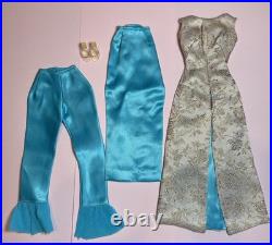 Vintage Barbie Doll Evening Gala Fashion 1660 Fm 1966 With Japan Shoes Complete