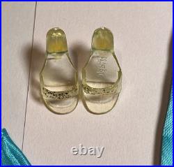 Vintage Barbie Doll Evening Gala Fashion 1660 Fm 1966 With Japan Shoes Complete