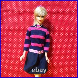 Vintage Barbie Doll Japan Specification Rare Knitted Dress