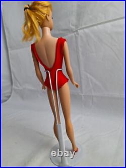 Vintage Barbie Doll Lemon Blonde Swirl Ponytail Salon Needed Mattel Japan 1964