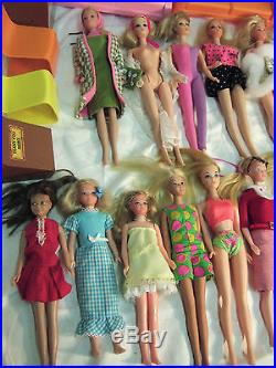 Vintage Barbie Doll Lot Ponytail Bubblecut Straight Leg Tnt Japan Walking Jamie