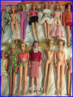 Vintage Barbie Doll Lot Ponytail Bubblecut Straight Leg Tnt Japan Walking Jamie