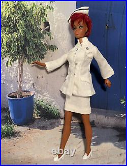 Vintage Barbie Doll Nurse JULIA TNT Red Hair Diahann Carrol Original Outfit