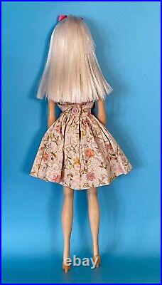 Vintage Barbie Doll OOAK Twist N Turn Platinum Blonde Green Eye Hair By Niccole