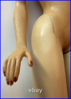 Vintage Barbie Doll Ponytail # 3 Blonde with Brown Eyeliner, Mattel 1960s Japan