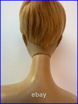 Vintage Barbie Doll Ponytail # 3 Blonde with Brown Eyeliner, Mattel 1960s Japan