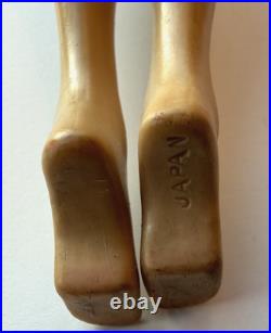 Vintage Barbie Doll Ponytail # 3 Blonde with Brown Eyeliner, Mattel 1960s Japan