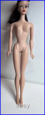 Vintage Barbie Doll Ponytail # 4 Brunette with Swimsuit 1960s Mattel