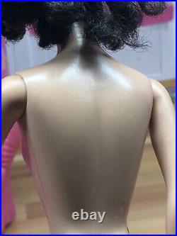 Vintage Barbie Doll Ponytail #5 Brunettet, Mattel 1960s Japan, w Vtg Dress Shoes