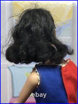 Vintage Barbie Doll Ponytail #5 Brunettet, Mattel 1960s Japan, w Vtg Dress Shoes