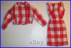 Vintage Barbie Doll RARE Japan Exclusive #21002628 Red Check Outfit #2628 EXC