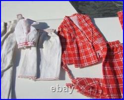 Vintage Barbie Doll Sears Exclusive Sweet 16 White Plaid Outfit Rare Mod 1970's
