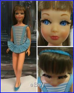 Vintage Barbie Doll Skipper Doll Brunette #1105 Bendleg Japan OSS, Shoes, H/B