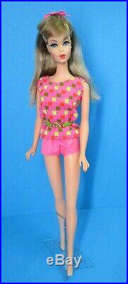 Vintage Barbie Doll TNT TWIST'N TURN Summer Sand Ash Blonde Hair & Swimsuit