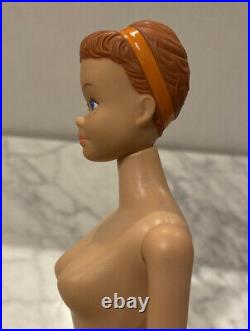 Vintage Barbie FASHION QUEEN MIDGE Blue Eyes SL Doll Freckles Orange Headband
