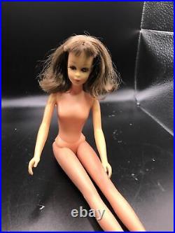 Vintage Barbie FRANCIE 1170 TWIST N TURN DOLL 1966 LONG HAIR BRUNETTE Flip JAPAN