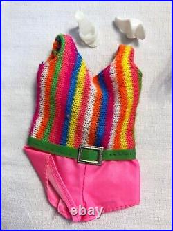 Vintage Barbie FRANCIE Bend Leg Doll #1130 Blonde Flip Hair & Mod Swimsuit