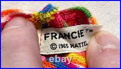 Vintage Barbie FRANCIE Bend Leg Doll #1130 Blonde Flip Hair & Mod Swimsuit