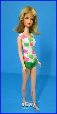 Vintage Barbie FRANCIE Doll #1130 Bend Leg Blonde Hair Swimsuit