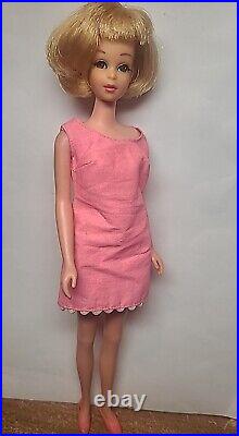 Vintage Barbie FRANCIE HAIR HAPPENINS Doll 1970 Glamour Group Dress And Shoes