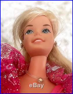 Vintage Barbie Japan Superstar Doll 1977 Pink Dress