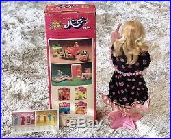 Vintage Barbie Japan Superstar Doll Peasant Sensation 1977 Rose Dress
