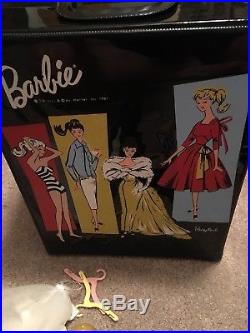 Vintage Barbie & Ken Doll Case Clothes Accessories Lot 1962 Mattel Japan