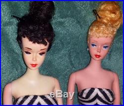 Vintage Barbie Lot, #3, #4 TM Ponytail, Tagged Clothes, Japan Heels, Pedestal Stand