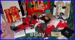 Vintage Barbie Lot, #3/4 TM Ponytail, Tagged Outfits, Japan Spikes, Case, Accessories