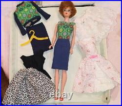 Vintage Barbie, Lot, Early, Titian, Bubble Cut, Doll, Minty, Tagged, Clothes, Japan, Heels