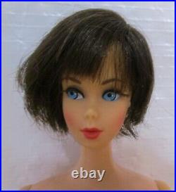Vintage Barbie MOD Beautiful Brunette HAIR FAIR Doll on JAPAN TWIST n TURN BODY