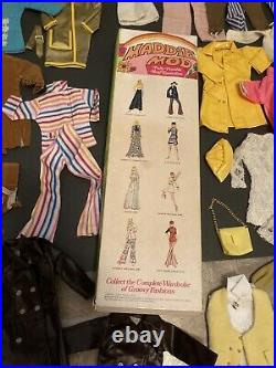 Vintage Barbie Maddie Mod Doll in box and clothing and accessories Good-VG-EXC