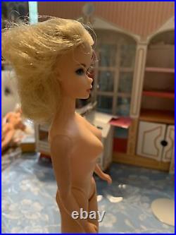 Vintage Barbie Marlo Flip Doll Mattel Mod Era TNT Bendable Knees Blonde Fashion