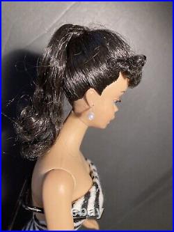 Vintage Barbie Mattel #3 Ponytail Brown Eyeliner Box Stand Booklet VG-EXC
