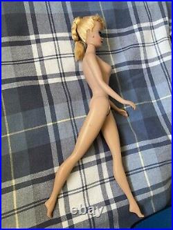 Vintage Barbie Mattel #4 Blonde with partial reroot Good-VG