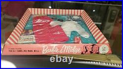 Vintage Barbie & Midge Disc Date Fashion Wardrobe #1633 Sealed In Package 1964