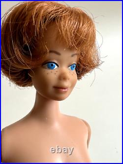 Vintage Barbie Midge Doll American Girl Titian Red Hair withFreckles Straight Leg