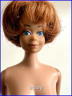 Vintage Barbie Midge Doll American Girl Titian Red Hair withFreckles Straight Leg