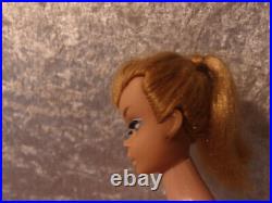 Vintage Barbie Midge Doll Swirl Ponytail 1965 Blonde Mattel Rare HTF
