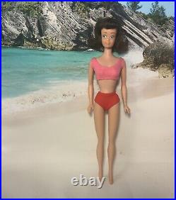 Vintage Barbie Midge Doll TEETH #860 Japan Brunette OSS No Green HTF EXC