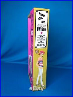 Vintage Barbie NRFB 1967 Barbie Friend Twiggy TNT #1185 Mint In Original Box