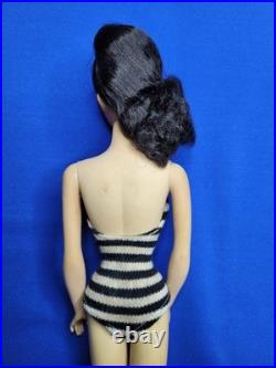 Vintage Barbie Number 3 Brunette Ponytail Rare Blue Eyeshadow Number Three